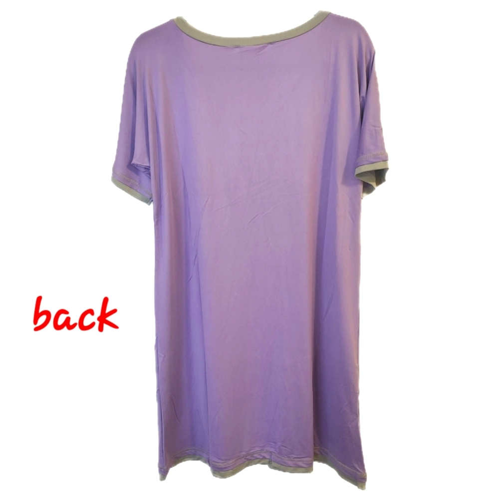 NWT ☆ Comfy Purple Sleep Shirt - Picture 2 of 7